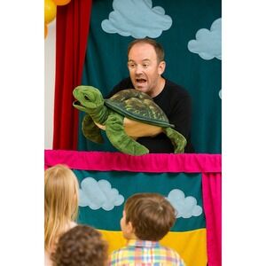 Turtle Plush Stuffed Animal Realistic Sea Turtle Toy‎ Soft Plushie PUPPET